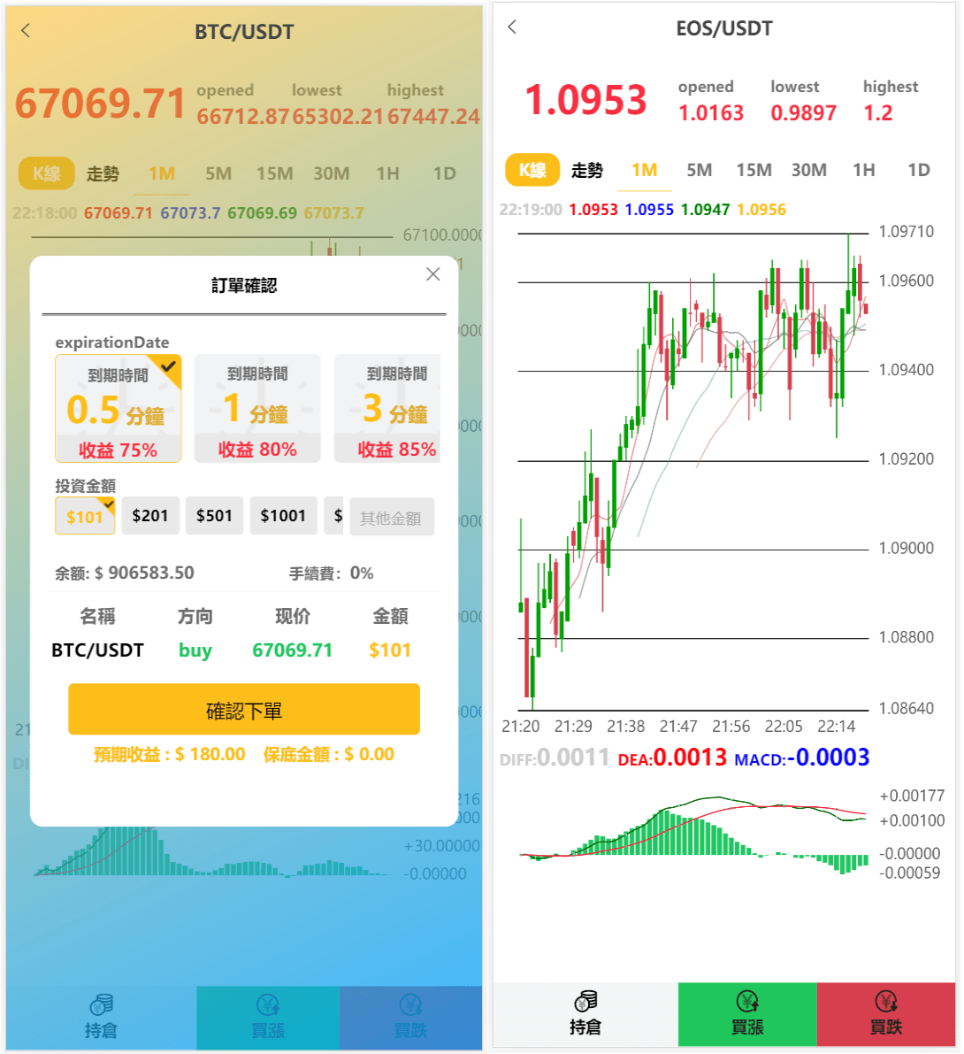 图片[2]-4语言微盘仿交易所源码/K线正常/秒合约/质押/文本搭建教程-高山源码