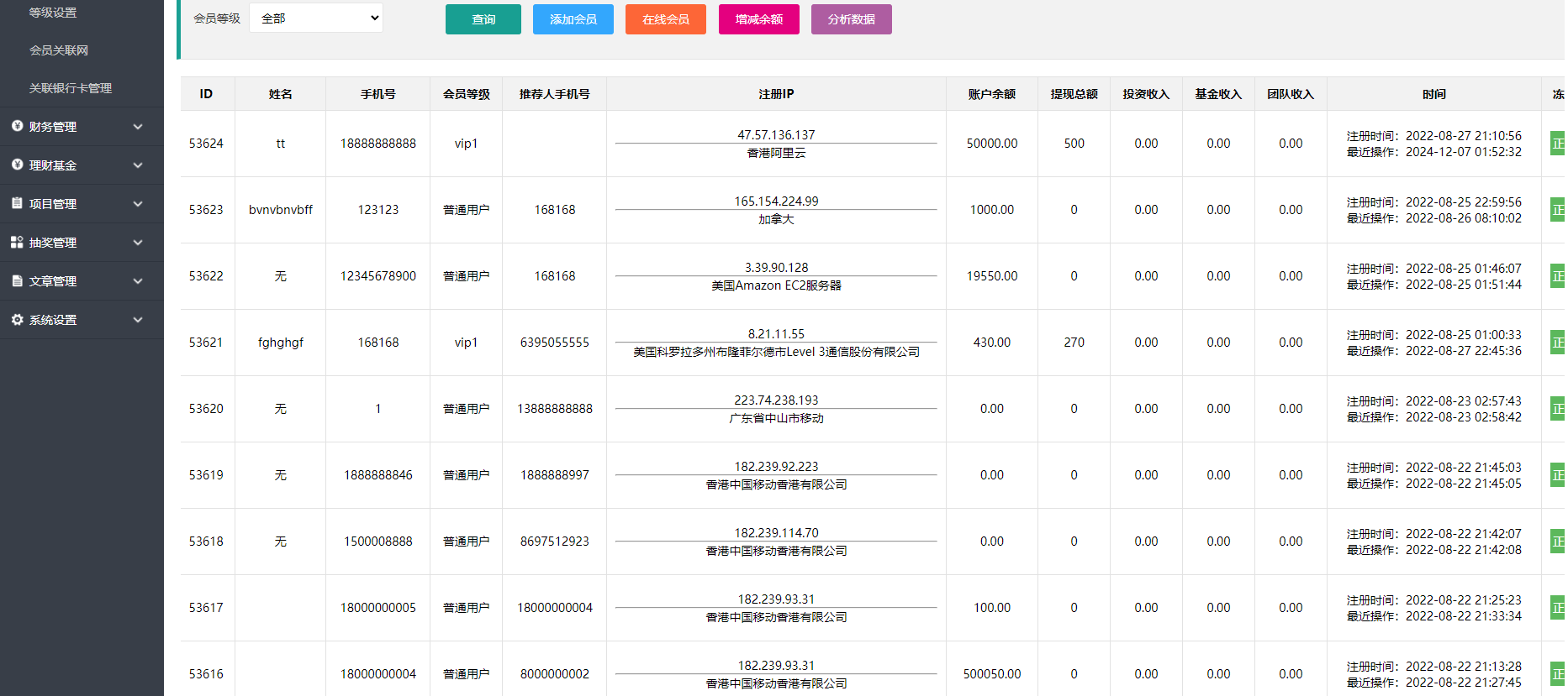 图片[13]-海外投资盘基金理财源码，可自由添加项目设置回报率-高山源码