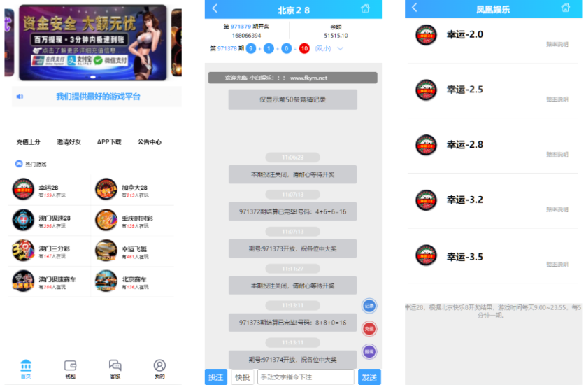 幸运加拿大2.8 带登录验证二级-高山源码