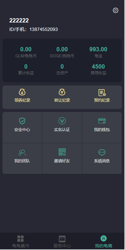 图片[3]-开源版区块链养成系统/宠物投资/区块链神龟联盟系统/代理系统-高山源码