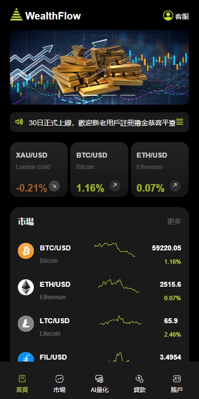 图片[2]-多语言综合交易所系统/外汇/期货虚拟币交易/AI量化/贷款-高山源码