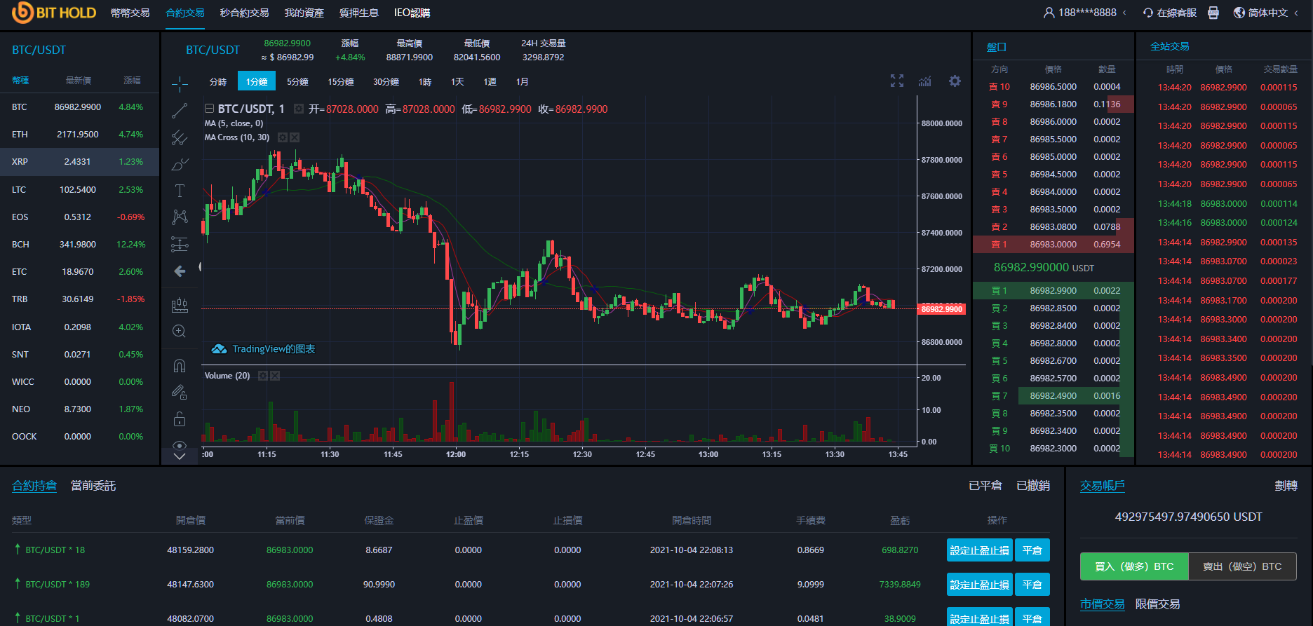 图片[11]-多语言交易所/后台预生成K线/质押生息/IEO认购/币币合约交易/杠杆-高山源码