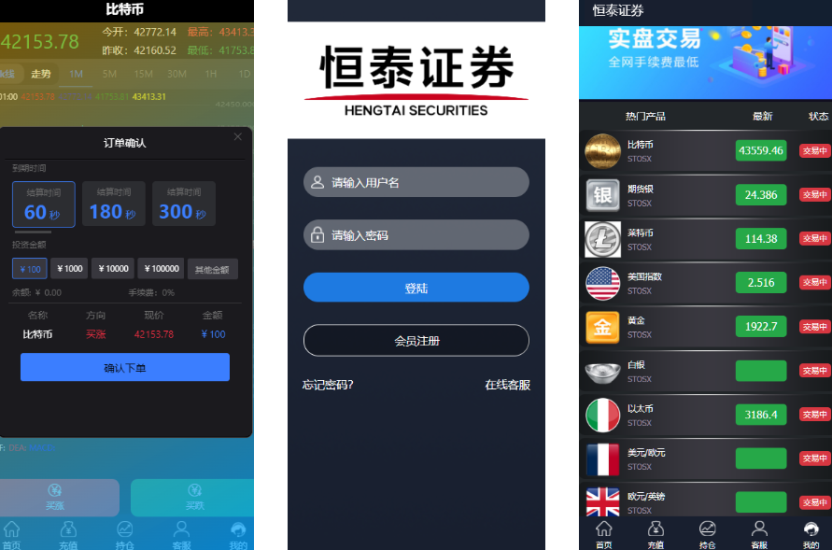 至尊二开运营版/微盘外汇投资系统/余额宝/K线正常-高山源码