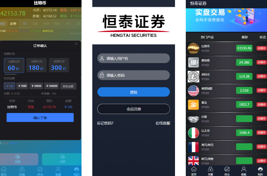至尊二开运营版/微盘外汇投资系统/余额宝/K线正常-高山源码