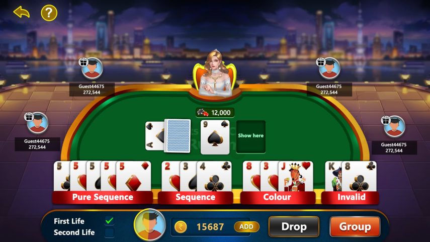 印度语言棋牌程序源码系统9款游戏/印度扑克/龙虎斗/内外之站/拉米/轮盘-高山源码