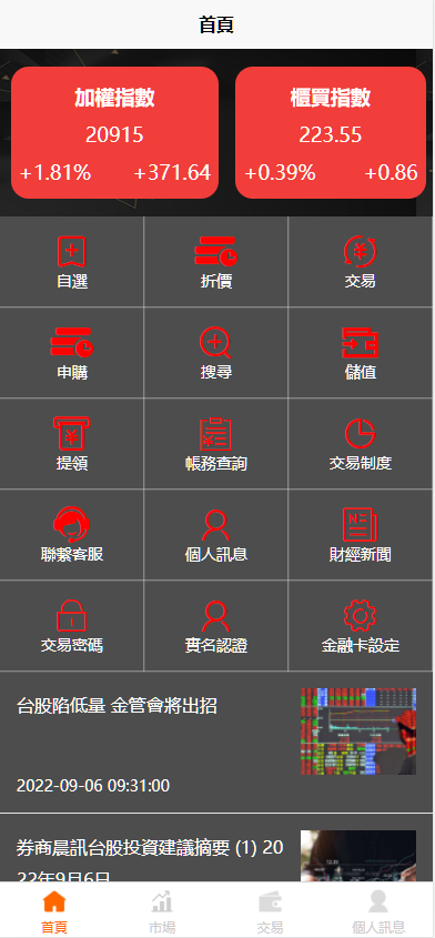 图片[2]-台股平台、股票投资、新股申购、高效的股票交易环境、折扣申购功能平台、自带客服对话-高山源码